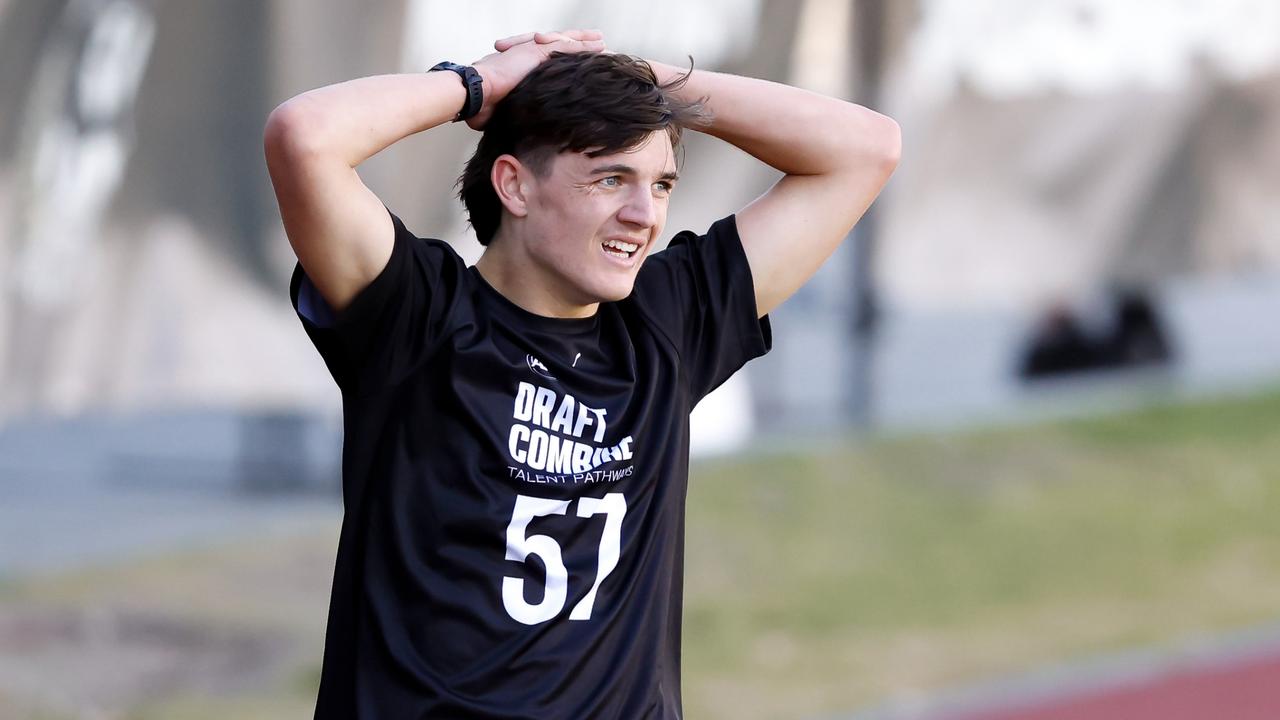 Archie Roberts of the Sandringham Dragons. Picture: Dylan Burns/AFL Photos via Getty Images