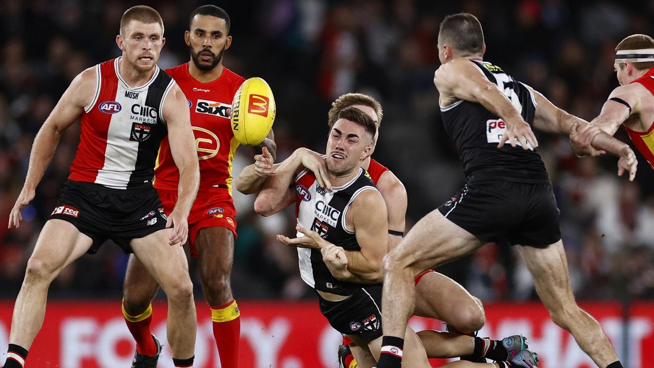 Seb Ross, left, and the Saints are unbeaten in 2023. Picture: Darrian Traynor/Getty Images