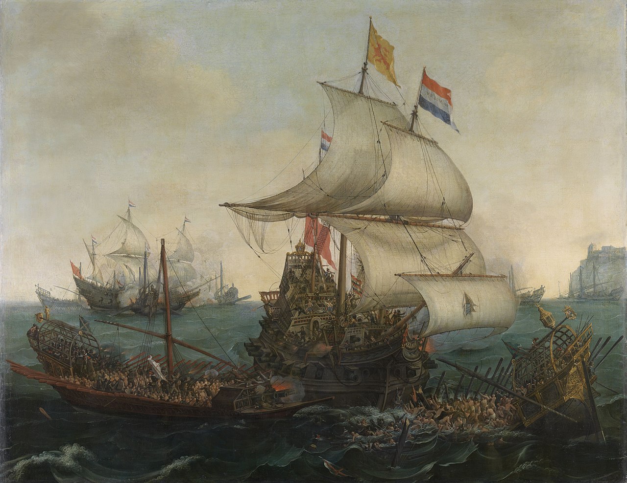 1280px-Vroom_Hendrick_Cornelisz_Dutch_Ships_Ramming_Spanish_Galleys_off_the_Flemish_Coast_in_October_1602.jpg