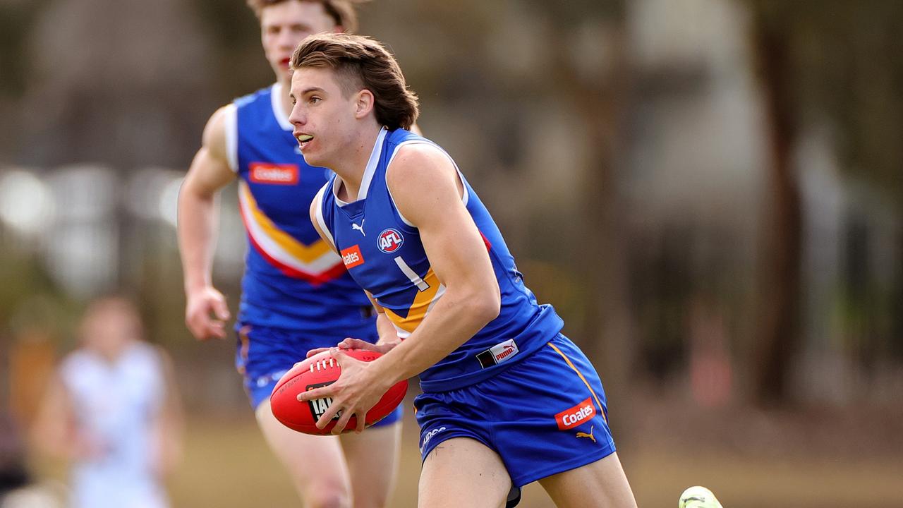 Caleb Windsor of the Eastern Ranges. Picture: Kelly Defina/AFL Photos/via Getty Images