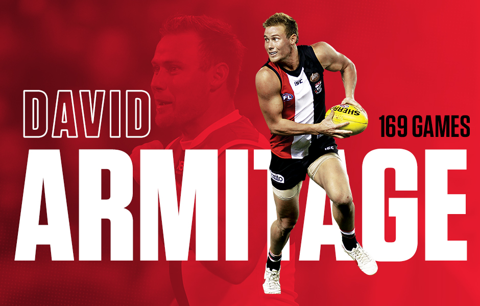 David Armitage has called time on his career after 169 games in the red, white and black. - St Kilda Saints,David Armitage