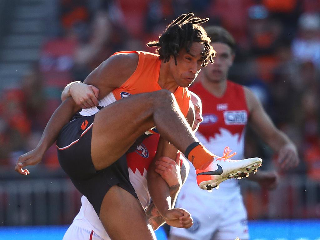 Aiden Bonar in action at Giants Stadium. Pic: Phil Hillyard