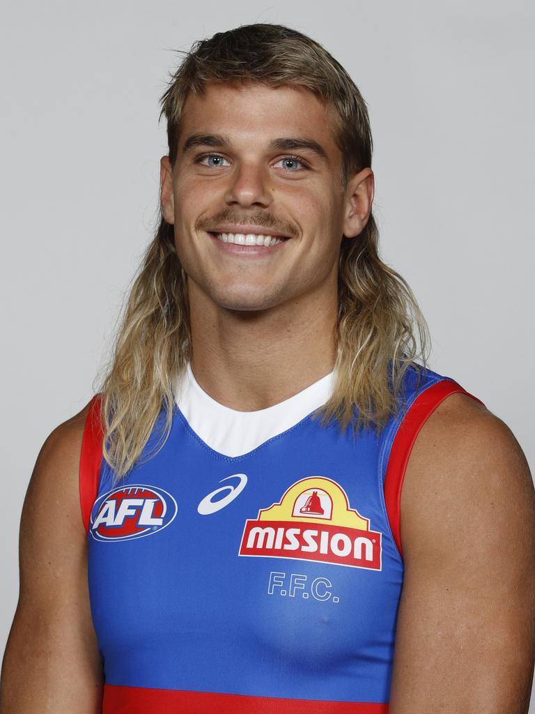 Smith in his 2023 Western Bulldogs official team photo. Picture: Dylan Burns/AFL Photos