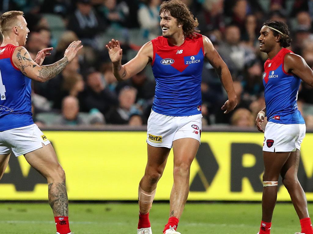 Demon Luke Jackson has quickly become one of the league’s most exciting players. Picture: Sarah Reed/AFL Photos via Getty Images