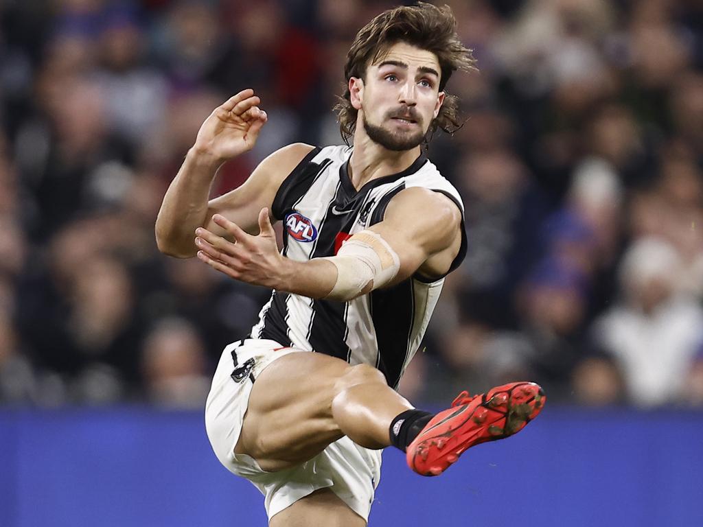 [PLAYERCARD]Josh Daicos[/PLAYERCARD] has had a breakout year in 2022 that was rewarded with selection in the All-Australian squad. Picture: Darrian Traynor/Getty Images