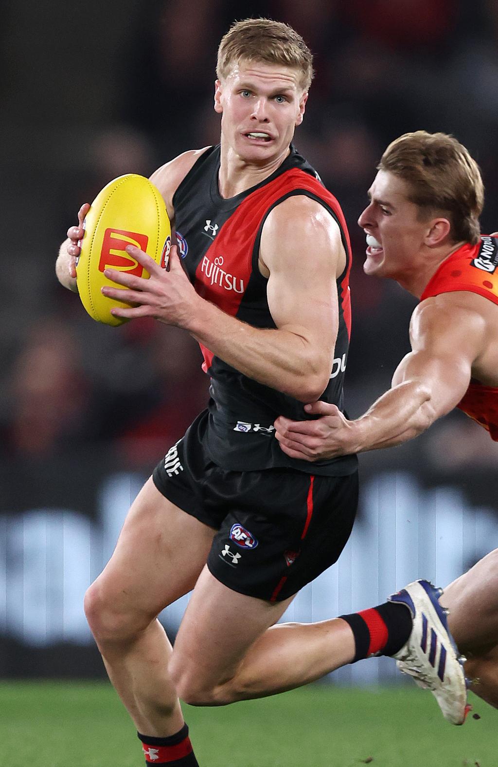 Hobbs has fallen out of Essendon’s midfield mix. Picture: Mark Stewart