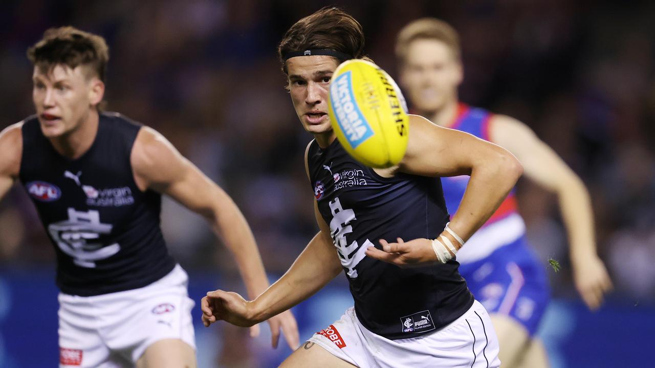 Liam Stocker could land at one of Carlton’s biggest rivals. Picture: Michael Klein