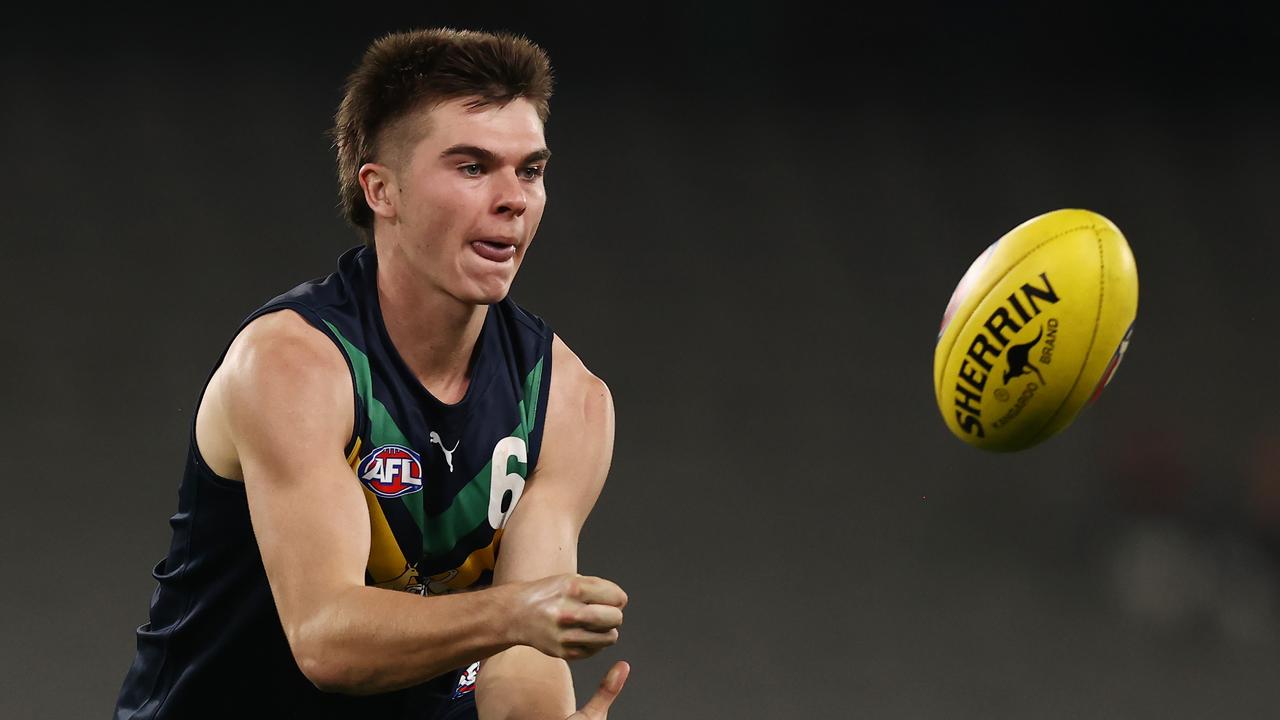 Colby McKercher doesn’t support a single team but loves watching AFL footy. Picture: Michael Klein