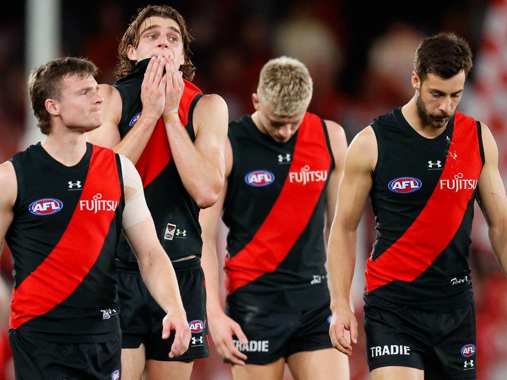 The Bombers have tailed off in 2024. Picture: Dylan Burns/AFL Photos via Getty Images