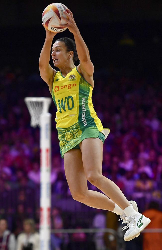 Ash Brazill retired from netball after winning the World Cup final against England in August. Picture: Ashley Vlotman/Gallo Images/Netball World Cup 2023 via Getty Images