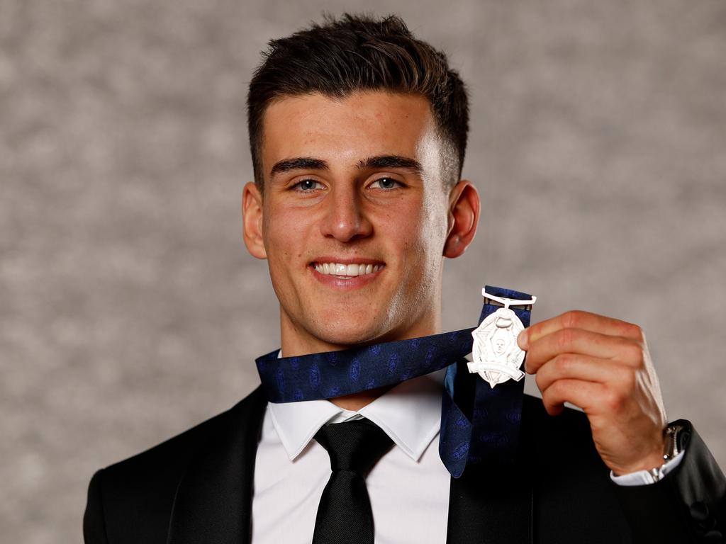 Nick Daicos’ debut season resulted in a runaway win in the AFL NAB Rising Star Award. Picture: Dylan Burns/AFL Photos via Getty Images