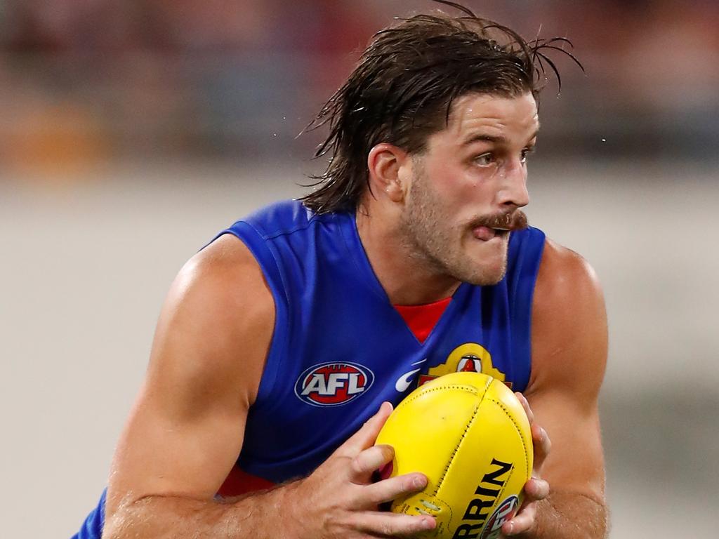 Can Josh Bruce justify his long-term deal at the Dogs? Picture: Michael Willson/AFL Photos via Getty Images