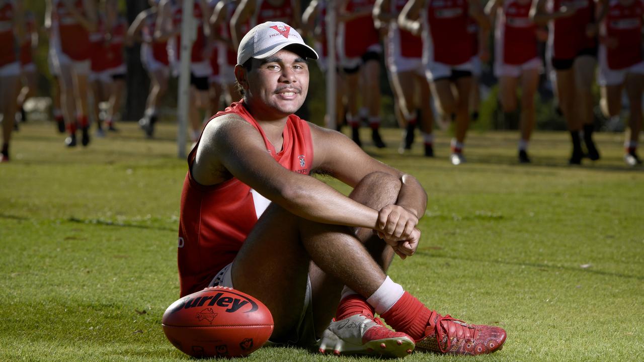 Blayne O’Loughlin — nephew of ex-Sydney Swans star Michael O’Loughlin — will go to the draft. Picture: Naomi Jellicoe