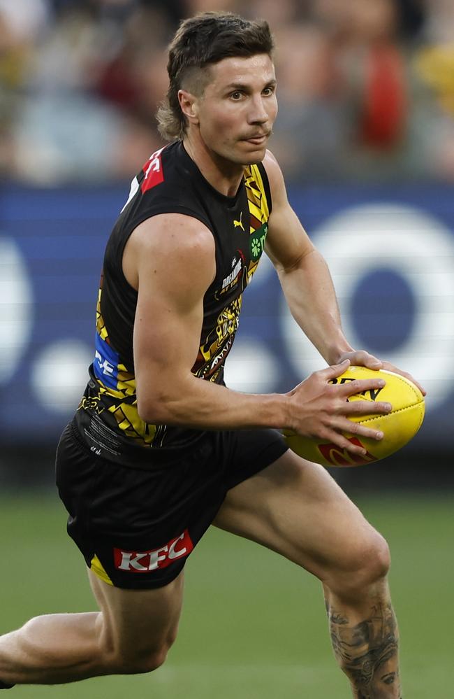 Jon Ralph thinks Richmond needs to trade [PLAYERCARD]Liam Baker[/PLAYERCARD]. Picture: Darrian Traynor/Getty Images.