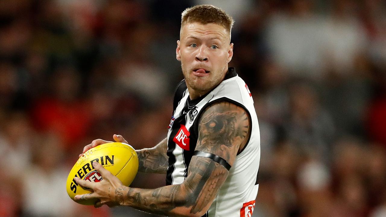 [PLAYERCARD]Jordan De Goey[/PLAYERCARD] flew out of the blocks with a big game against the Saints in round 1. Picture: Dylan Burns/AFL Photos via Getty Images)