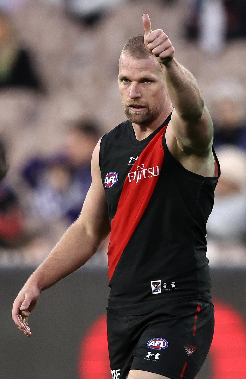 [PLAYERCARD]Jake Stringer[/PLAYERCARD] has activated a clause in his contract to extend for another season. Picture: Martin Keep/AFL Photos/via Getty Images)