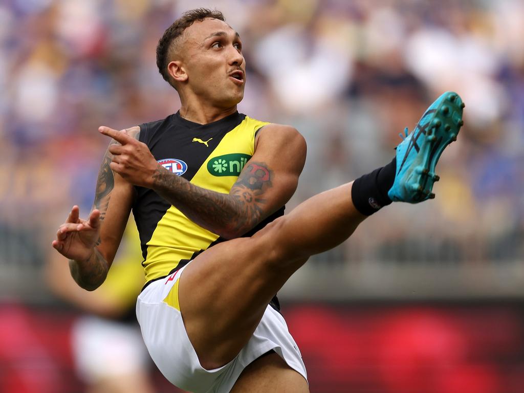 Richmond could snare a draft bounty if stars including [PLAYERCARD]Shai Bolton[/PLAYERCARD] leave. Picture: Will Russell/AFL Photos via Getty Images