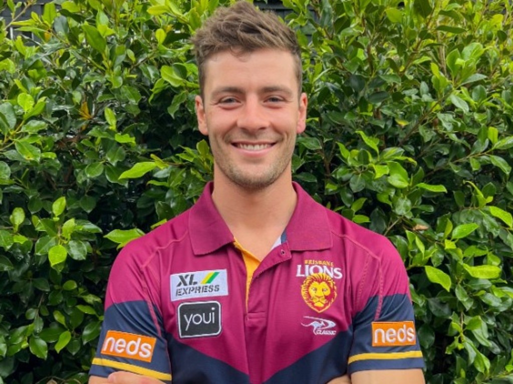 Brisbane Lions recruit [PLAYERCARD]Josh Dunkley[/PLAYERCARD]. Picture: Brisbane Lions Twitter