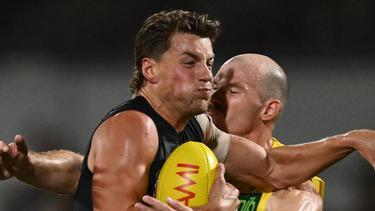 The Pies are closing in on re-signing Pat Lipinski. (Photo by Quinn Rooney/Getty Images)