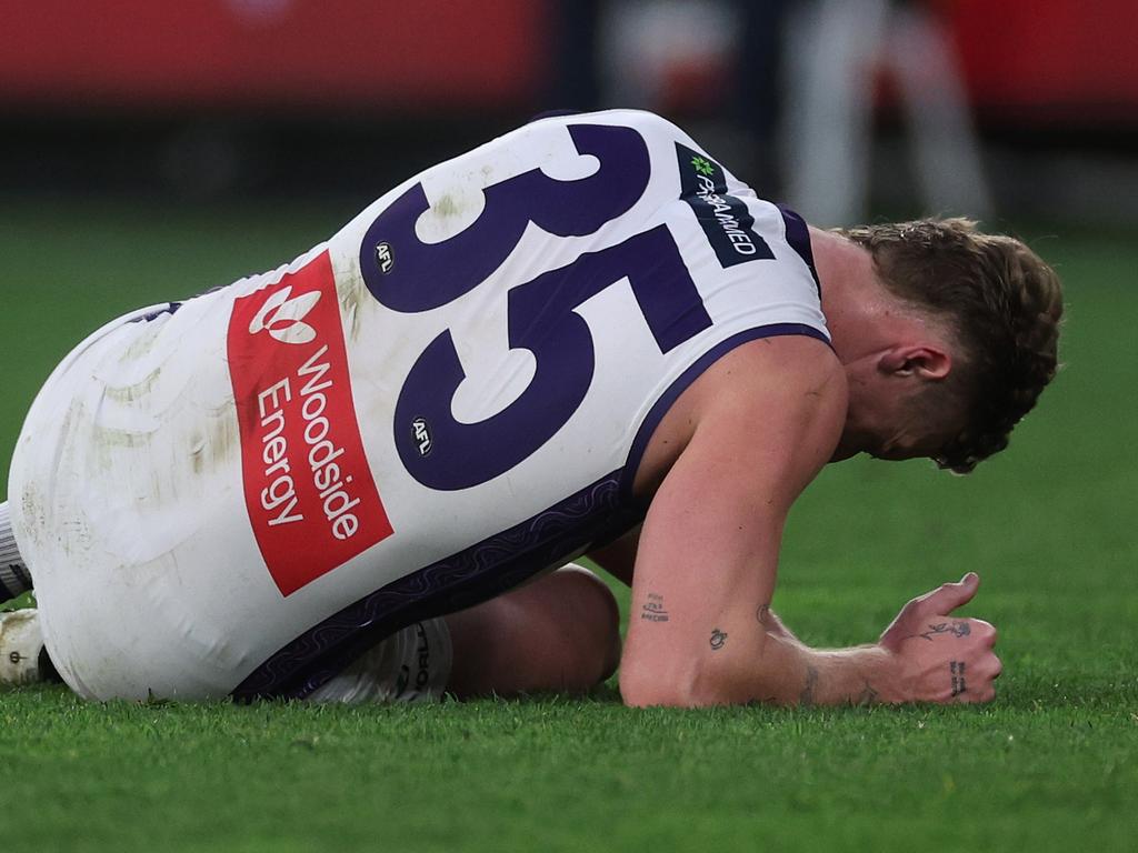 Treacy’s 2024 was cut short by a knee injury. Picture: Daniel Pockett/Getty Images