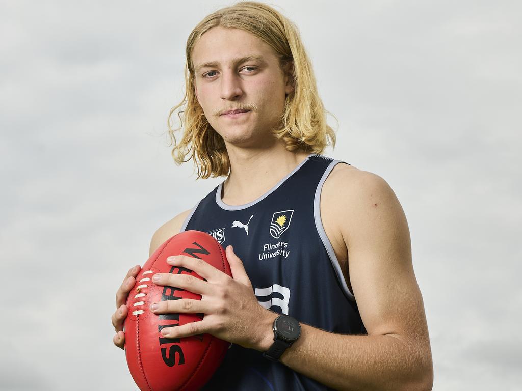 Jack Delean is one of four draft picks who began training with the Dockers. Picture: Matt Loxton