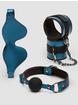 Bondage Boutique Metallic Fantasy Bondage Kit (3 Piece), Blue, hi-res