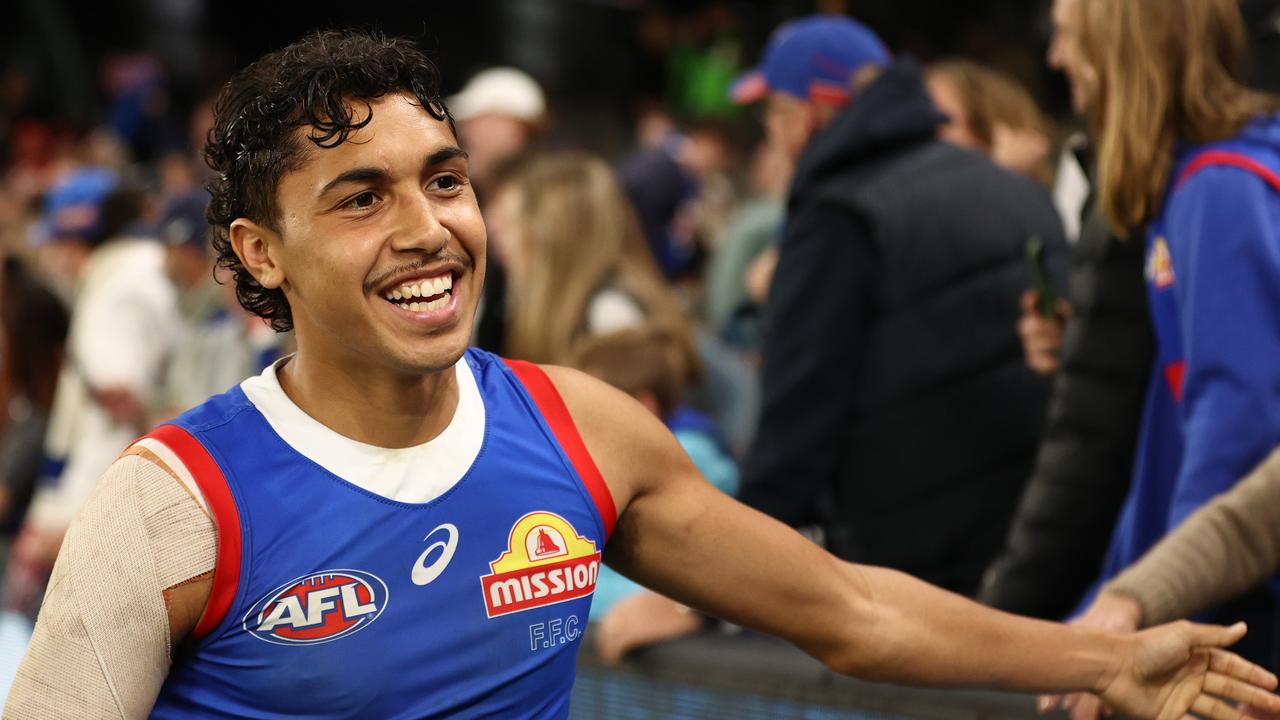 Arty Jones has been loving every minute of his AFL journey. Picture: Getty Images