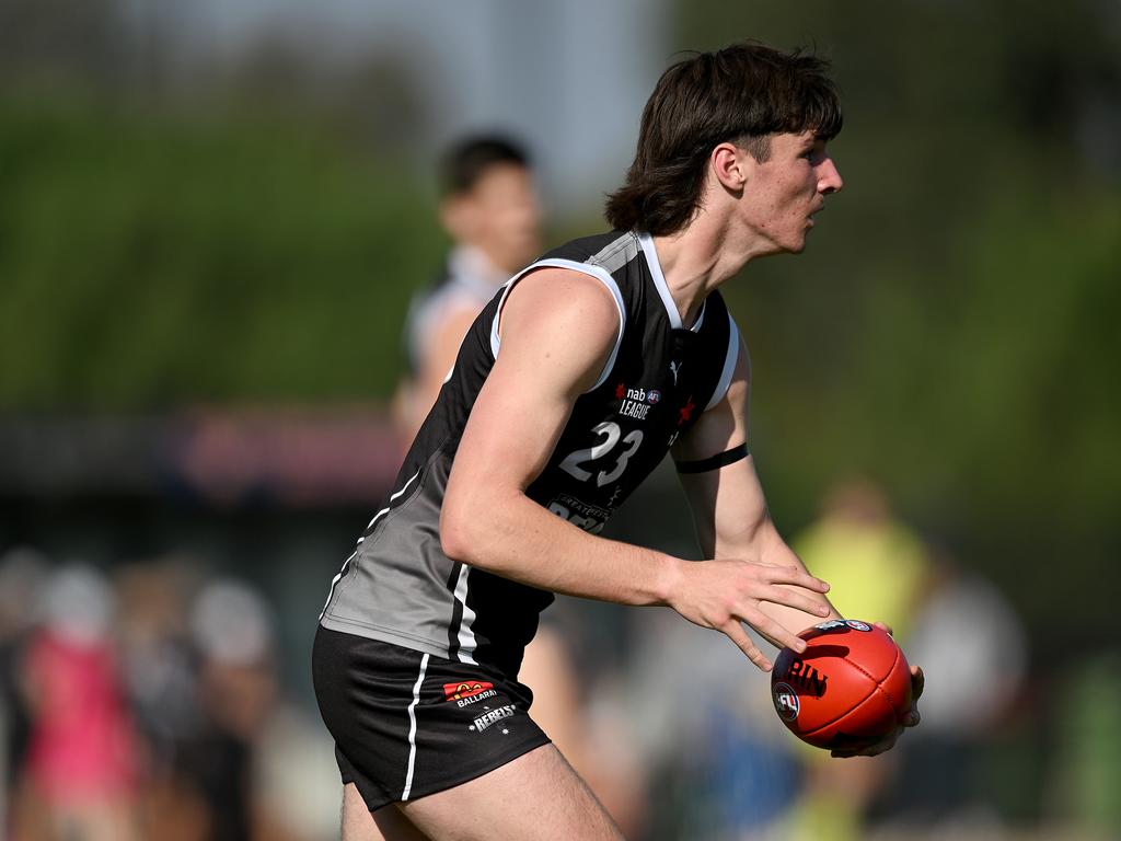 A late bloomer, Van Es only started making representative sides in his late-teens. Picture: Morgan Hancock/AFL Photos/Getty Images