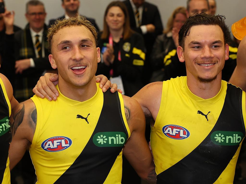 Shai Bolton and Daniel Rioli have both requested to leave Punt Rd. Picture: Paul Kane/Getty Images.