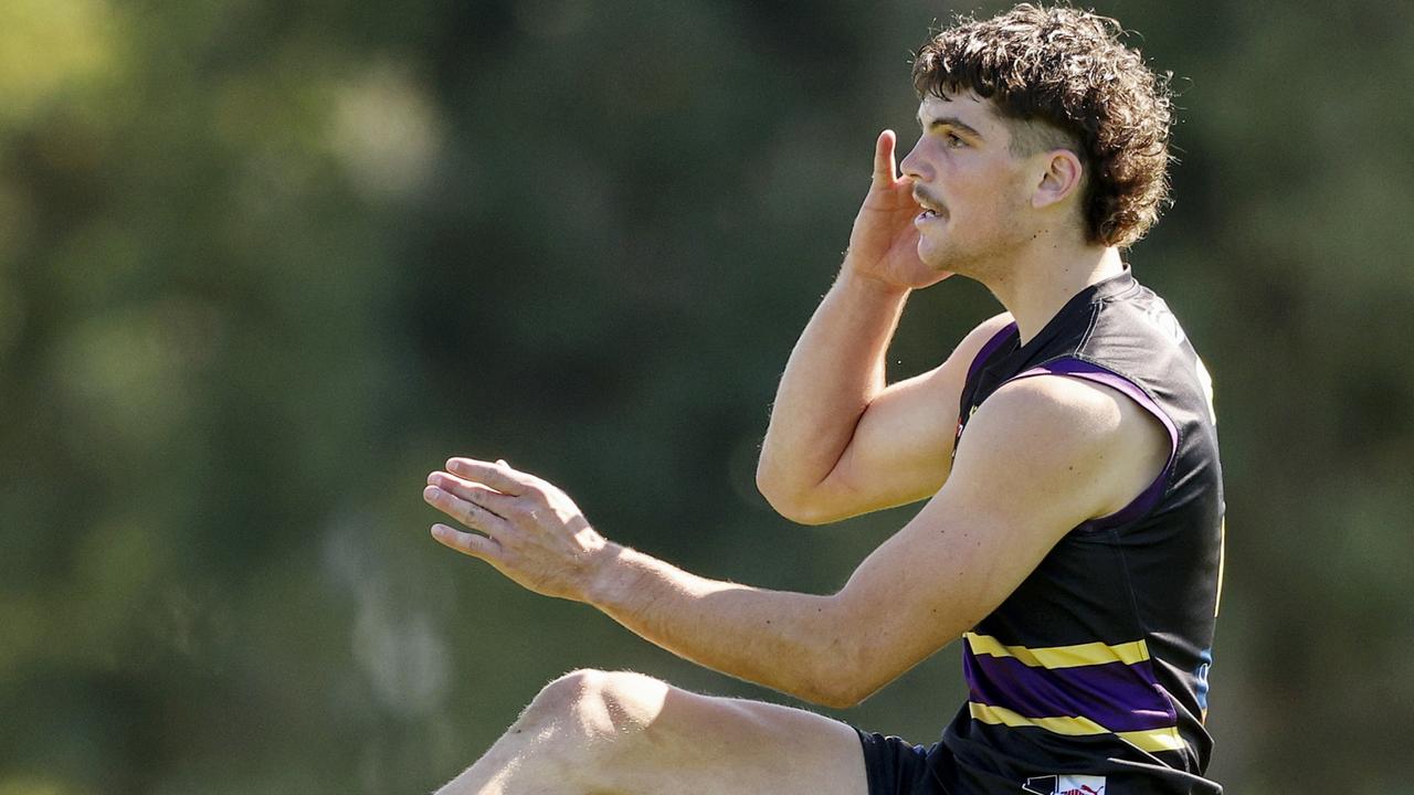 Brayden George is a power forward who has been likened to Melbourne’s [PLAYERCARD]Christian Petracca[/PLAYERCARD]. Picture: AFL Photos