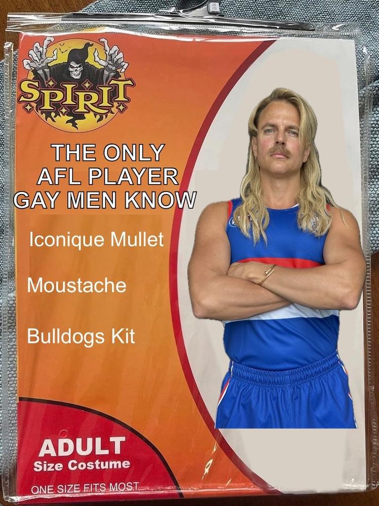 Act jokes that [PLAYERCARD]Bailey Smith[/PLAYERCARD] is the “only AFL player gay men know”.