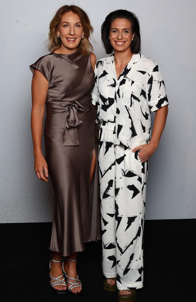 Brooke and Ash Brazill at the Australian Netball Awards. Picture: Getty Images