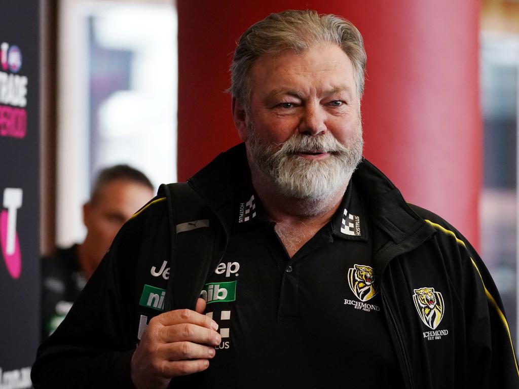 Neil Balme is confident in Richmond’s direction. Picture: AAP Image/Michael Dodge