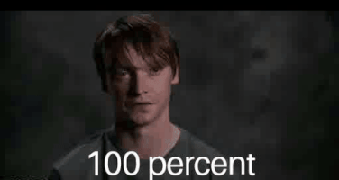 100 Percent Reaction GIF