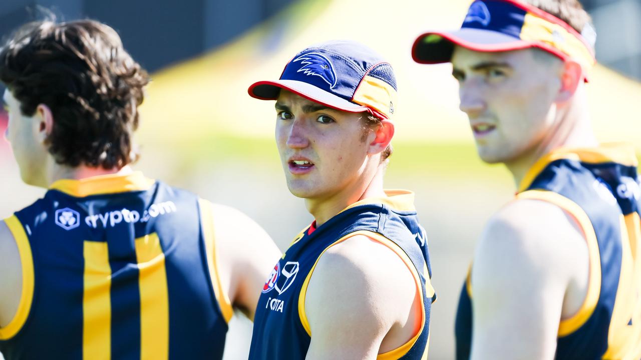 First pre-season training session for Adelaide Crows. Picture: James Elsby