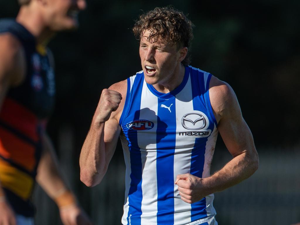 North spearhead Nick Larkey is contracted until 2029. Picture: Linda Higginson/AFL Photos via Getty Images