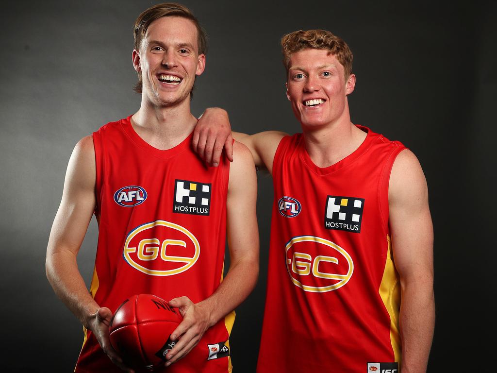 Matt Rowell and Noah Anderson were key picks for the Suns in 2019. Picture: Michael Klein