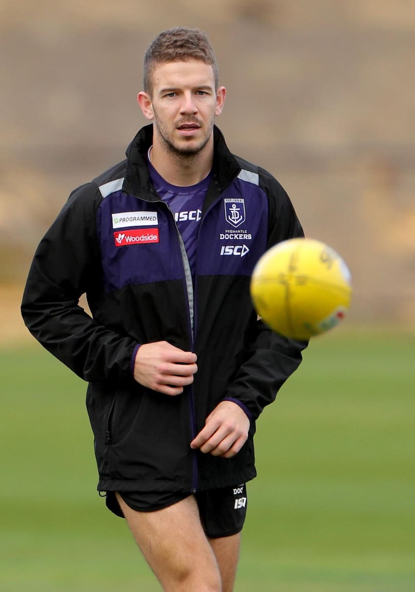 Sam Switkowski was rated as one of Fremantle’s best players.