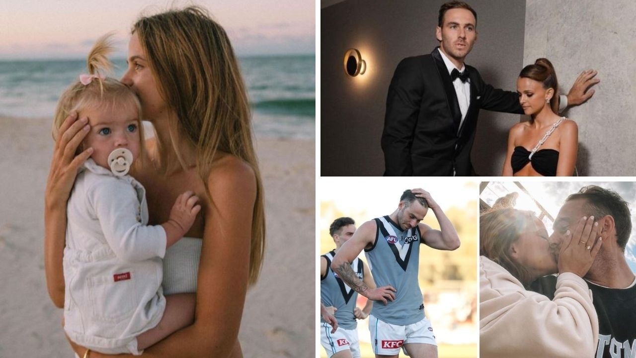 Kellie Gardner, the fiancee of AFL player Jeremy Finlayson, has been diagnosed with terminal cancer. Pictures: Instagram