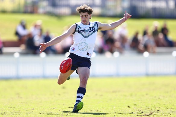 Jonty Faull in action for Vic Country during the national championships.