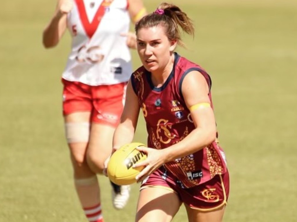 Joanne Cregg has emerged as a draft smoky since moving to WAFLW team Subiaco. Picture: Supplied.