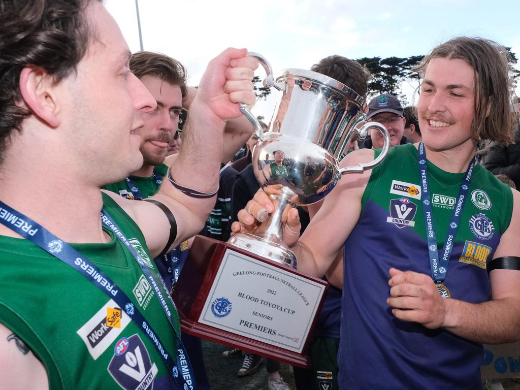 Benson has won two GFL premierships to go along with two Mathieson Medals. Picture: Mark Wilson