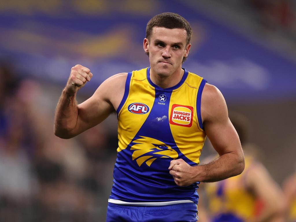 [PLAYERCARD]Jake Waterman[/PLAYERCARD] looks unlikely to leave West Coast. Picture: Paul Kane/Getty Images.