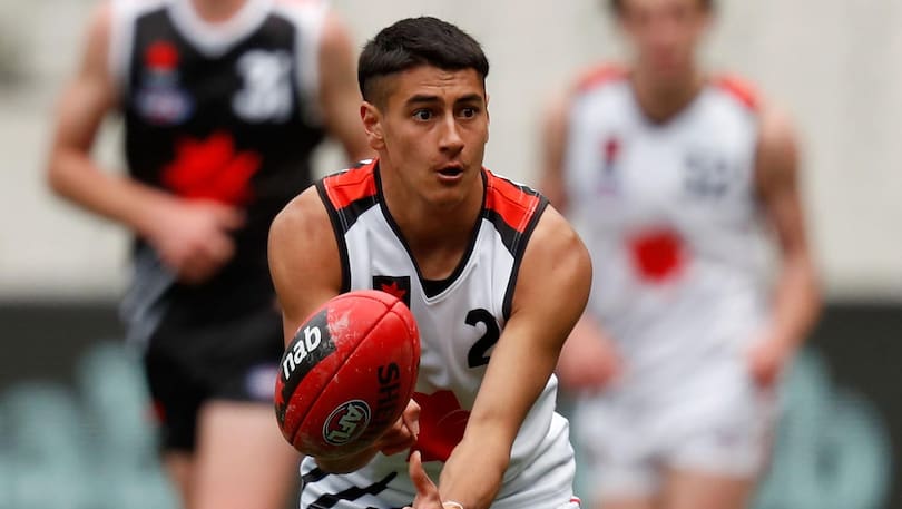 Fremantle Next Generation Academy talent Joel Western had an impressive outing at the MCG on grand final day.