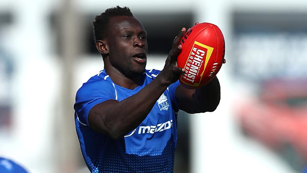 Majak Daw has returned to North Melbourne training early. Picture: Getty Images