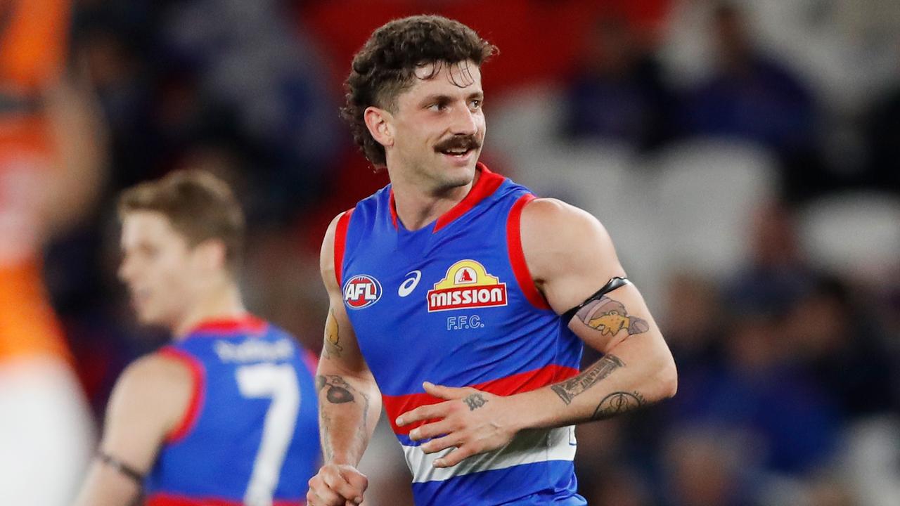 Liberatore has been a mainstay in the Bulldogs’ engine room. (Photo by Dylan Burns/AFL Photos via Getty Images)