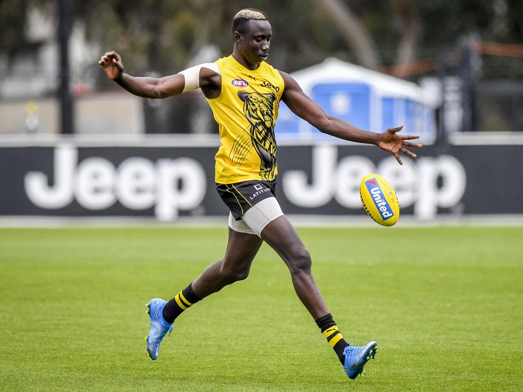 Mabior Chol is set to join the Gold Coast Suns. Picture: Jake Nowakowski