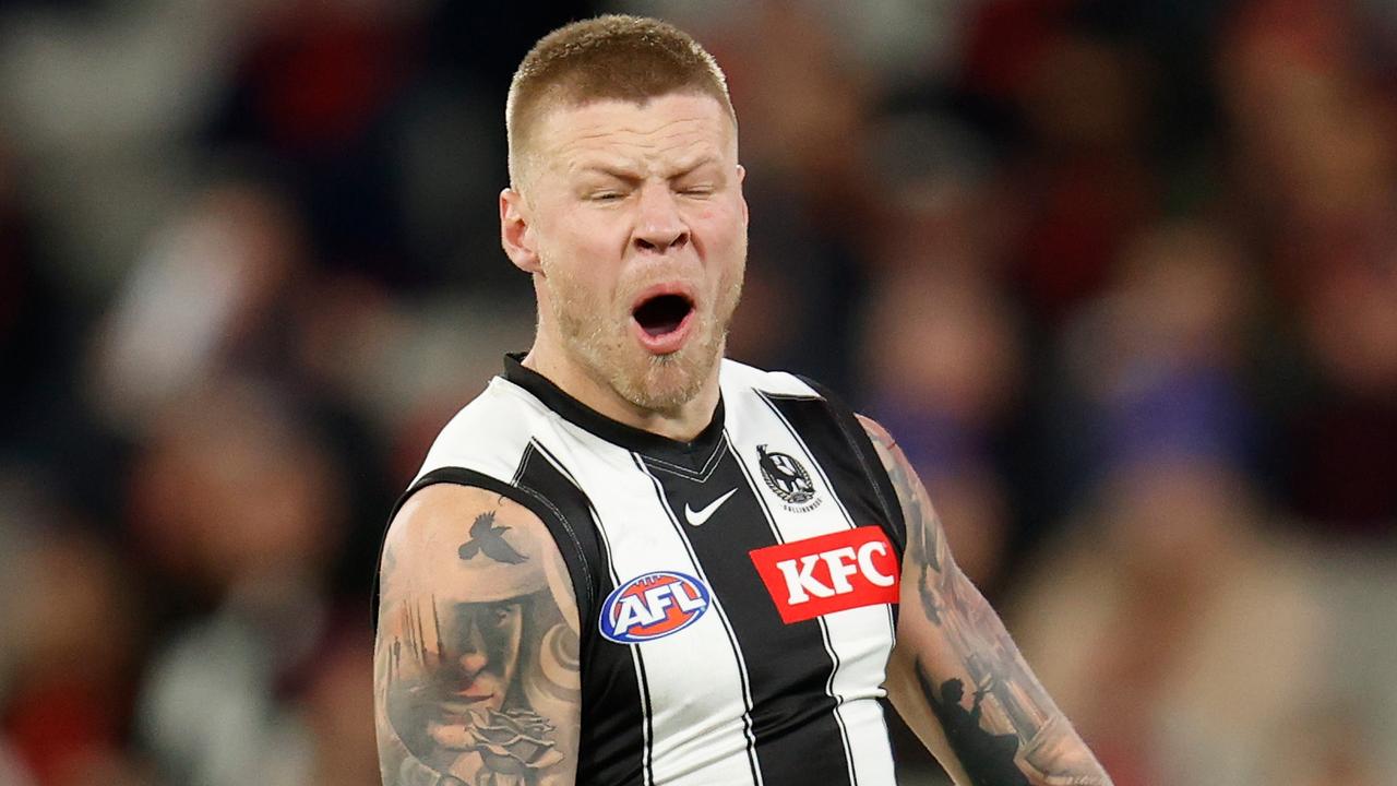 [PLAYERCARD]Jordan De Goey[/PLAYERCARD] dominated against Geelong in the qualifying final. Picture: Michael Willson/AFL Photos via Getty Images