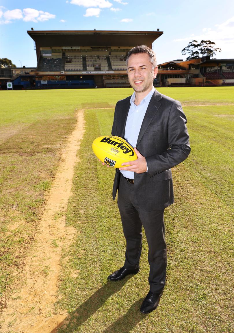  Western Australian Football Commission chief executive Michael Roberts presented to clubs on Wednesday night.