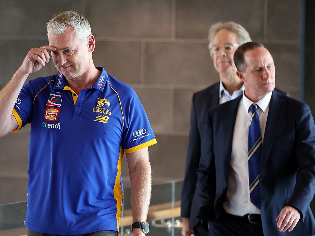 Adam Simpson was removed from the job in July. (Photo by Paul Kane/Getty Images)